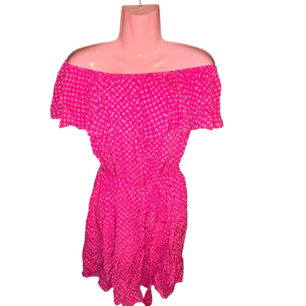 NWT Eberjey Elsie Nostalgia‎ Mini Dress Pink Size Small Petite